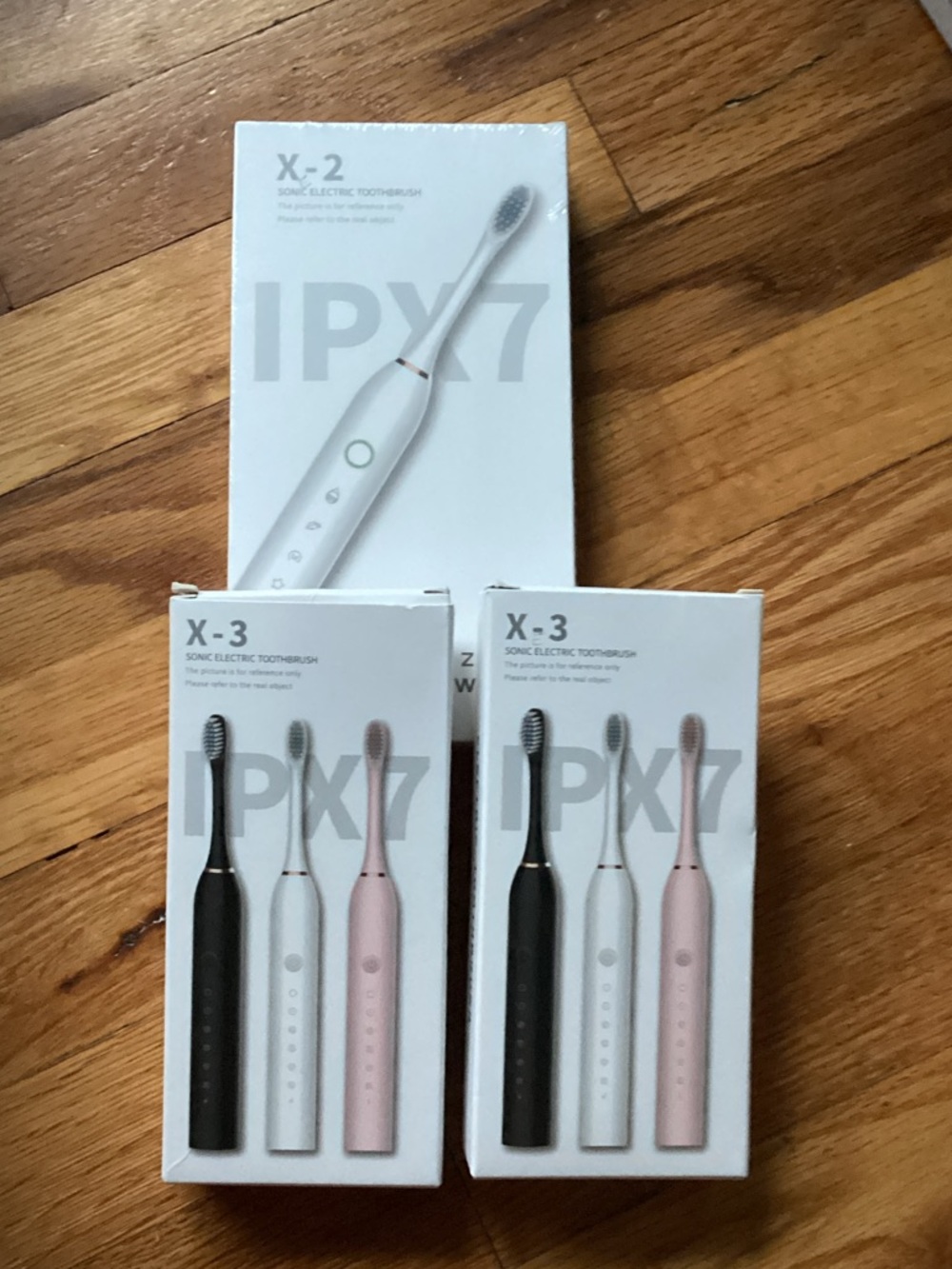 X-2 / X-3 IPX7 Sonic Electric Toothbrushes - W
